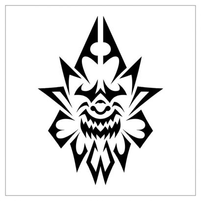 Free Tribal Mask Tattoo Pic